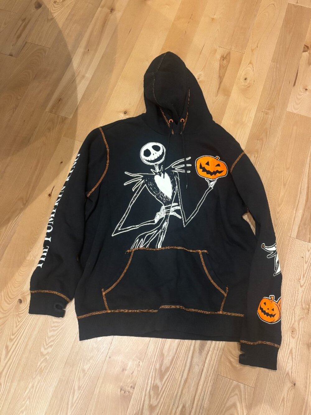 The Nightmare Before Christmas Jack Pumpkin Hoodie | Men's/Unisex XL